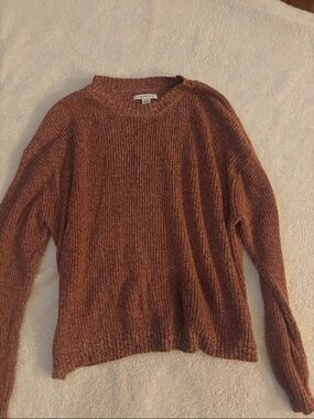American Eagle Outfitters Rust Crewneck Sweater